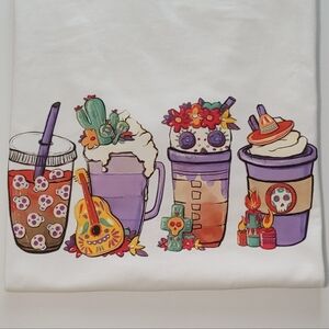 NEW Day of the Dead Theme Tshirt / Dia de Los Muertos